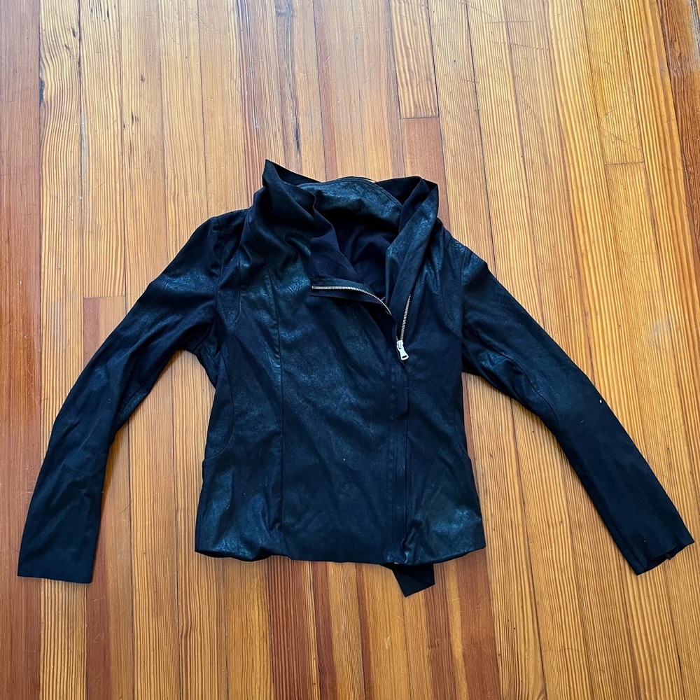Black Suede Zara Jacket